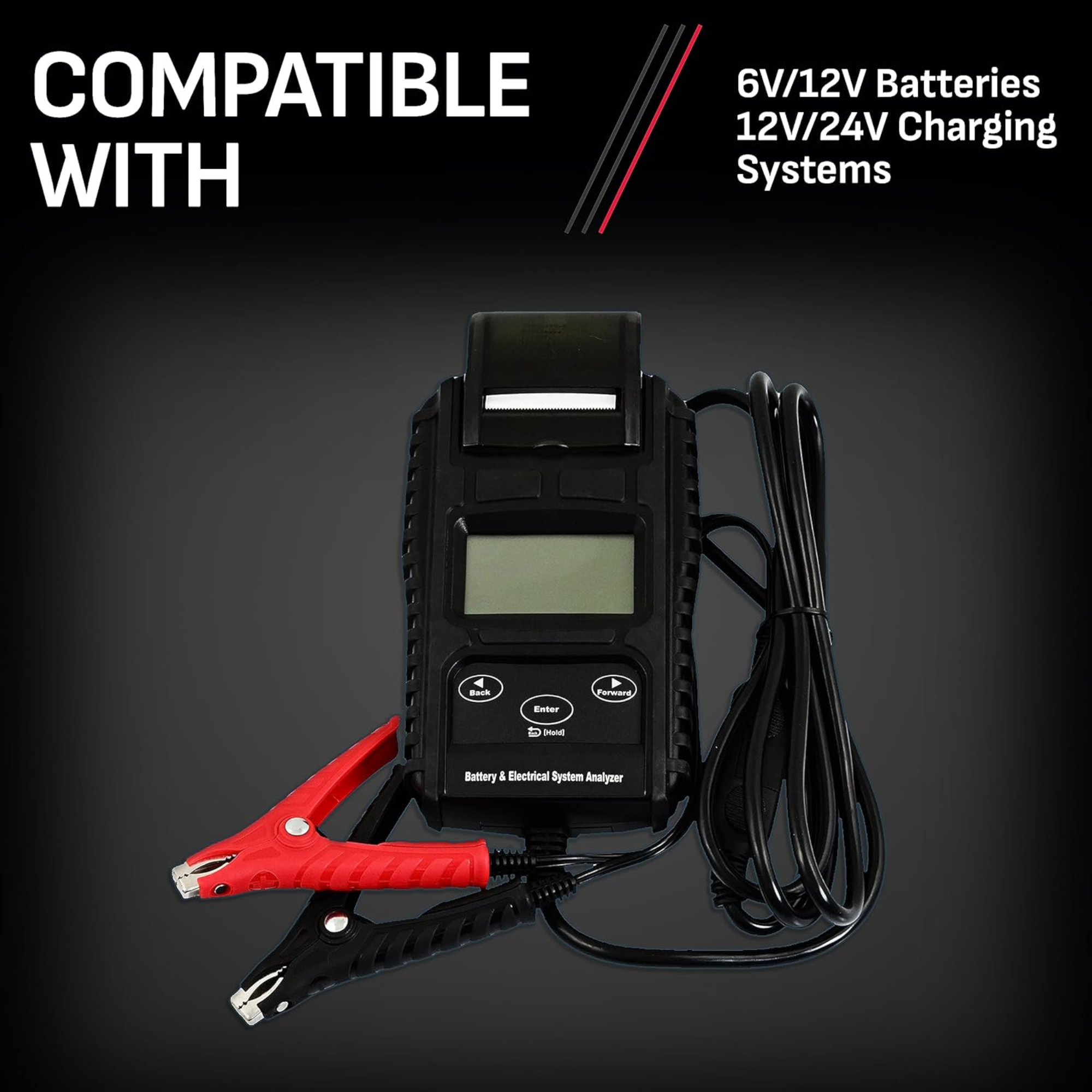 Schumacher ProSeries DSR162 6V/12V Battery and 12V/24V Charging System Tester from Columbia Safety